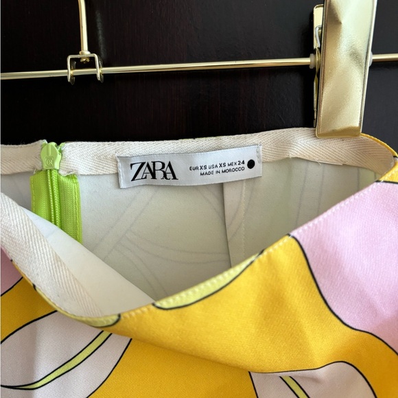 Colorful zara mini skirt - Picture 4 of 4